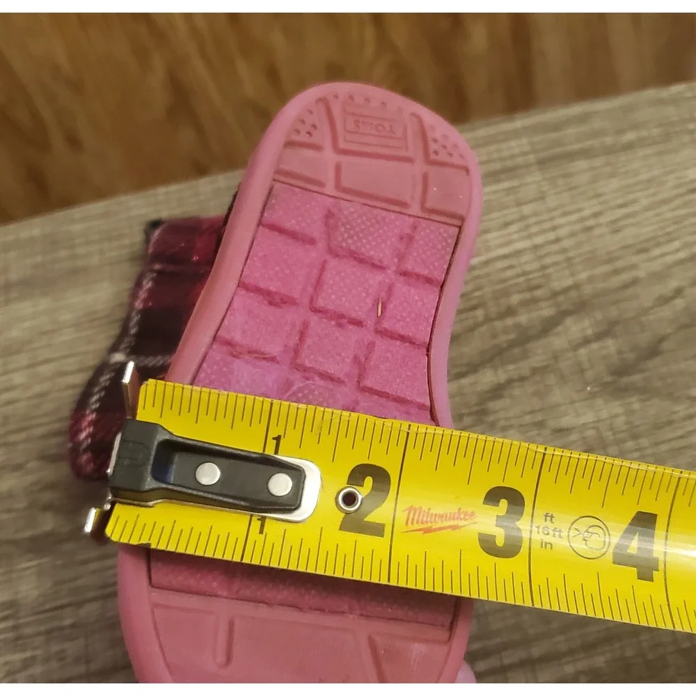 Toms Nepal Winter Boots Toddler Size 5‎ Black Pink